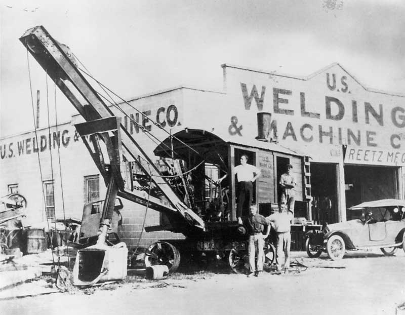 Фото 1920 года экскаватор «U.S. Foundry Manufacturing Corp.»