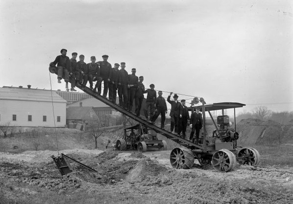 Драглайн производства «P&H Mobile Dragline Pawling & Harnischfeger»