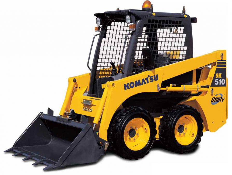 Компактный фронтальный погрузчик Komatsu  