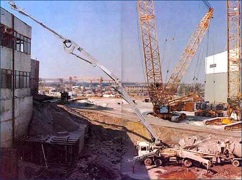 Авария ЧАЭС бетононасосы