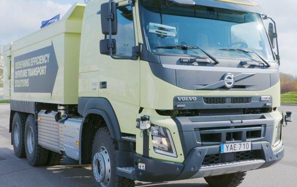 Беспилотный самосвал Volvo для шахт