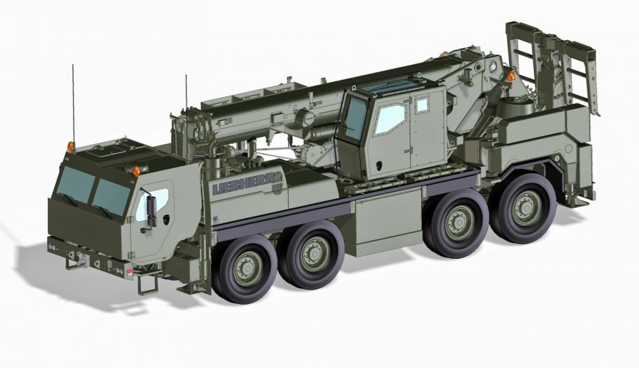 Автокран G-BKF военного назначения