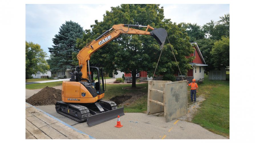 case cx75c sr mid sized можно ли работать экскаватором как краном