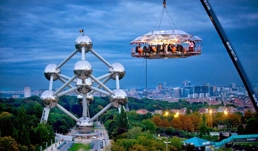 Dinner In The Sky в Брюсселе
