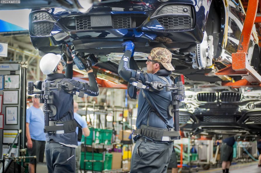 Жилет-экзоскелет Ekso Vest от Esko Bionics испытали в BMW
