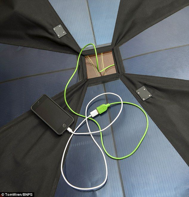 Пляжный зонт Solarbrella на солнечных батареях способен зарядить любые гаджеты