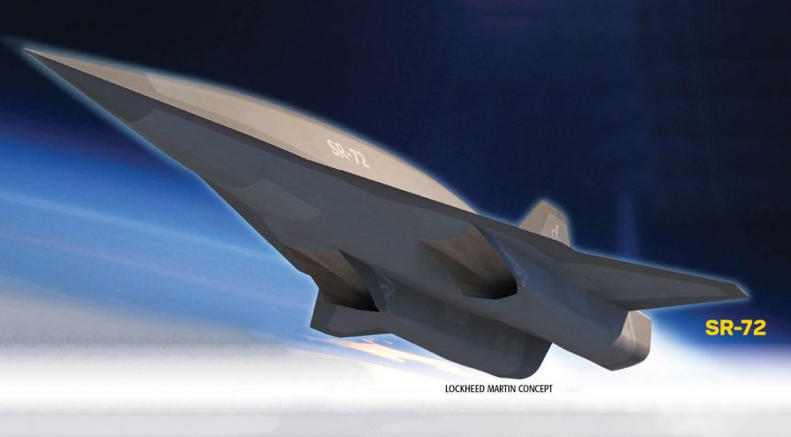 Гиперзвуковой самолет SR-72, над которым работает американская военная компания Lockheed Martin