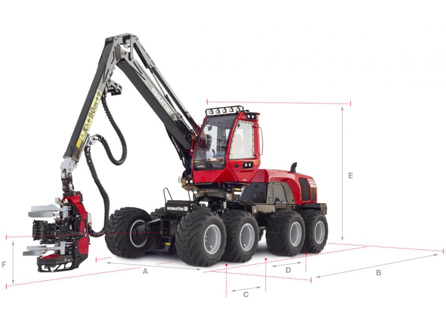 Новый харвестер Komatsu 901XC