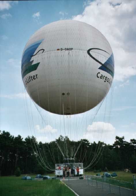 75-тонный кран-дирижабль CL75 АС фирмы Cargolifter AG