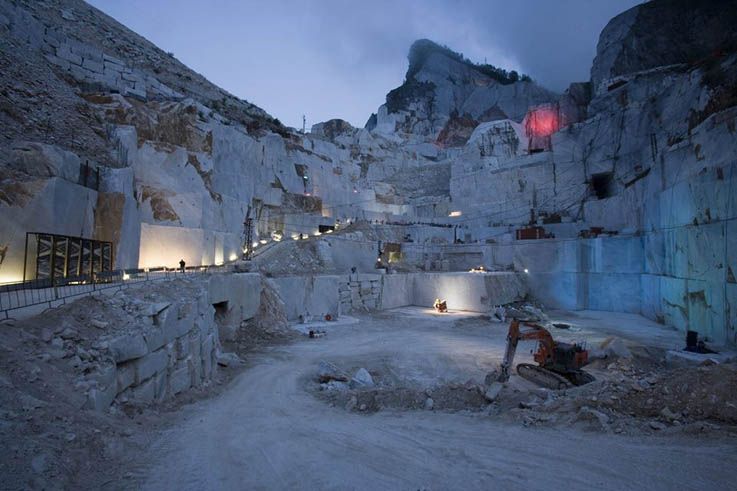 Каррарский мраморный карьер