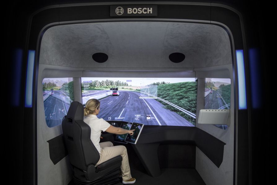 Кабина яягача Bosch VisionX