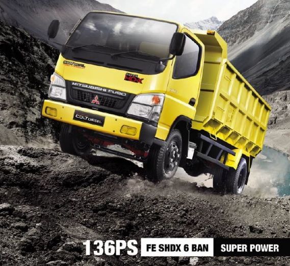 Самый маленький карьерный самосвал Fuso Colt Super-HDX