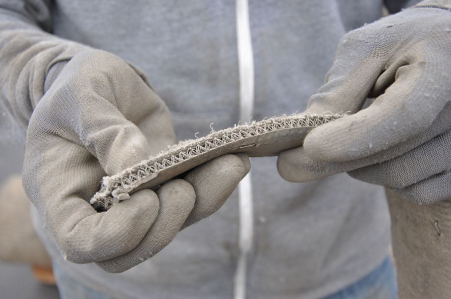 Конструкция бетонного холста Concrete Canvas