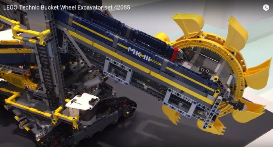 Lego ковшовый экскаватор