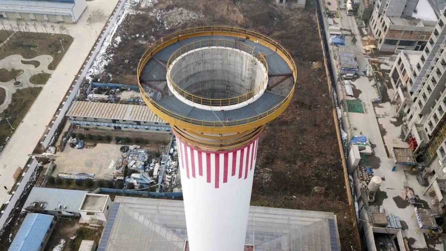 В Китае тестируют крупнейшую в мире башню Xian smog tower по очистке воздуха