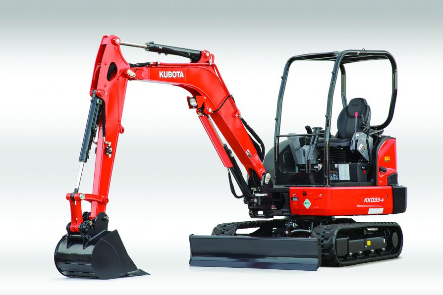 Мини-экскаватор Kubota KX033-4