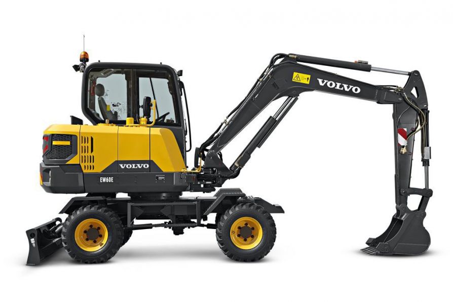Компактный экскаватор Volvo EW60E