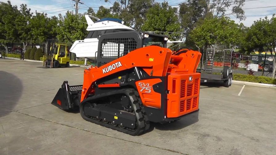 Мини-погрузчик Kubota SVL75-2 CTL с гидроприводом увеличенной мощности