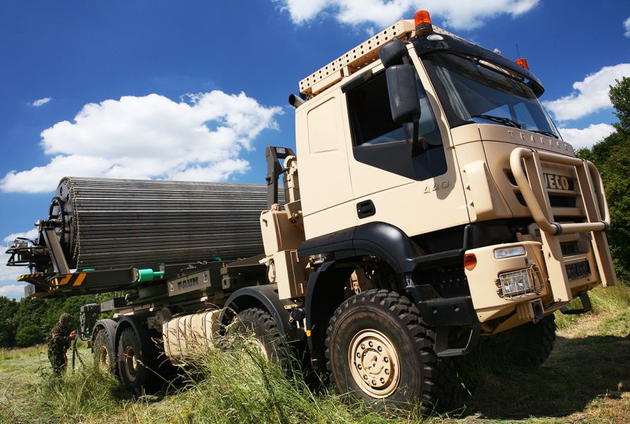 Мобильная дорога FAUN Trackway модели HGMS