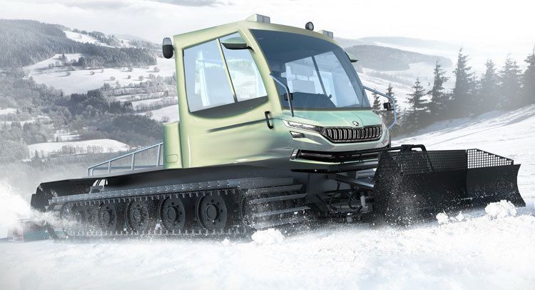 Фейк о ратраке Snowman от Skoda
