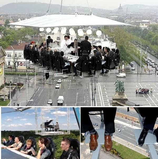 Dinner In The Sky коллаж
