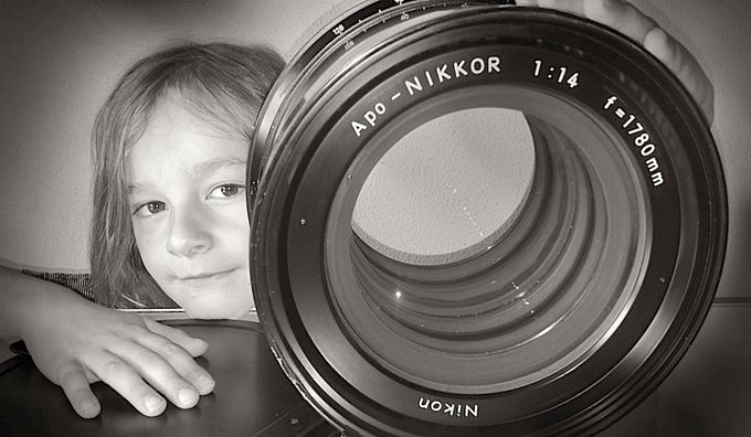 Редчайший огромный объектив Nikon Apo-Nikkor 1780 мм