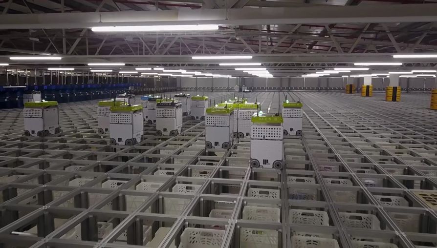 Роботизированный склад Ocado