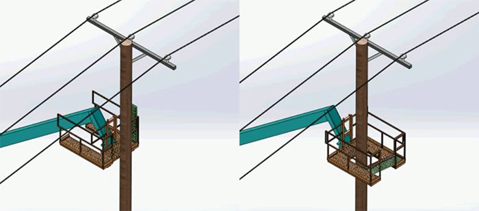 Платформа Lombardi Lift работа со столбами