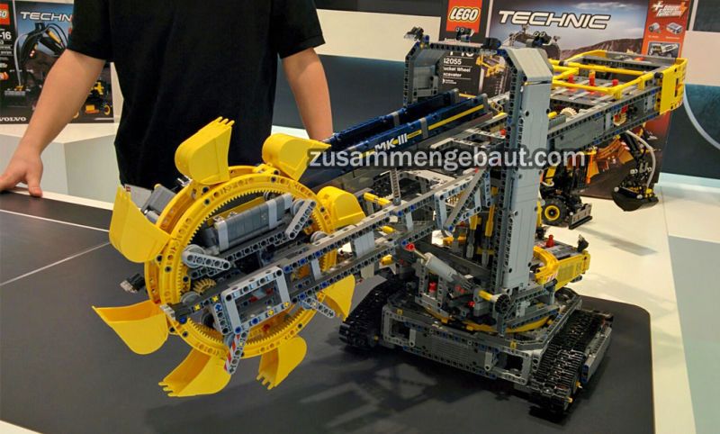 Lego ковшовый роторный экскаватор