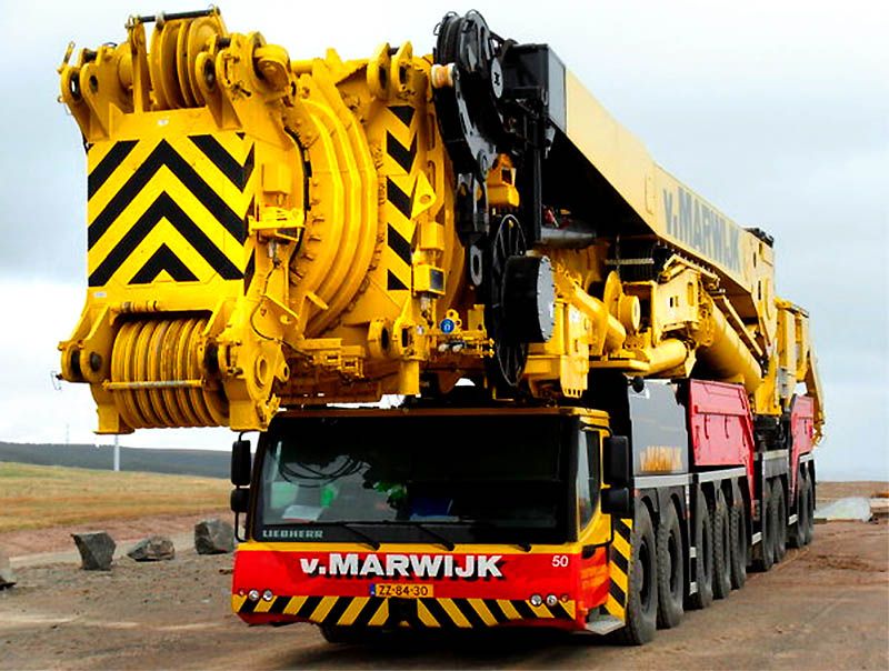 Самый большой в мире автокран Liebherr LTM 11200-0.1