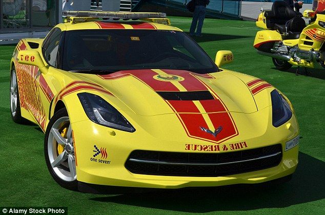 Самый быстрый в мире пожарный автомобиль Chevrolet Corvette Stingray
