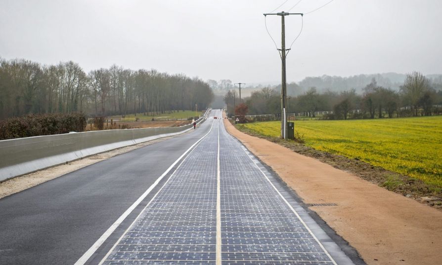 Солнечная дорога Wattway во Франции