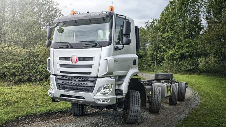 Tatra изготовила модификацию грузовика с крабовым ходом