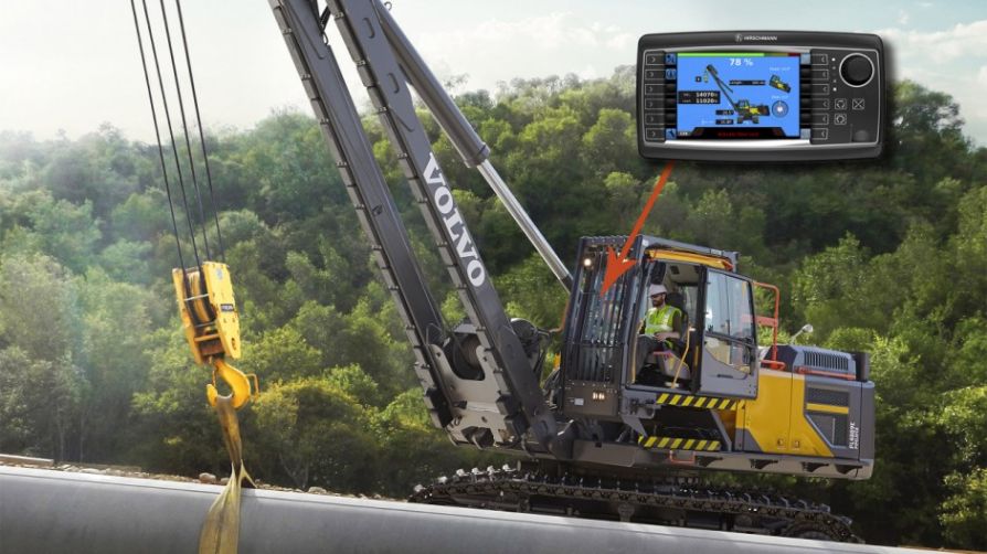 Полноповоротный трубоукладчик Volvo PL3005E телематика