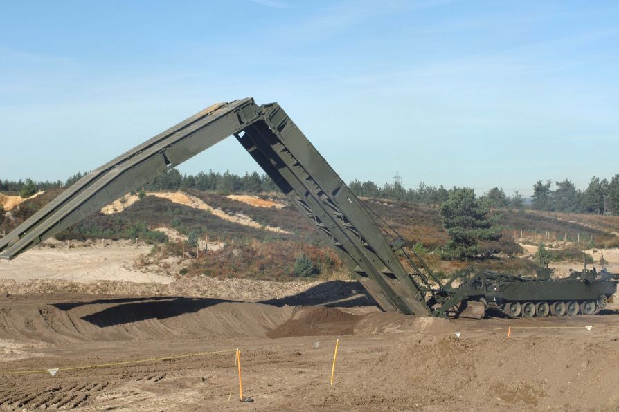 TITAN Armoured Vehicle Launcher bridge